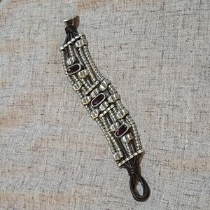 Uno de 50 Amethyst bracelet